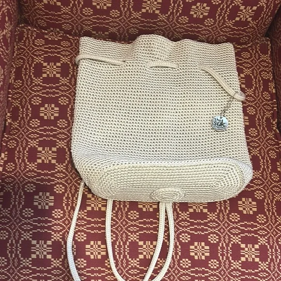 The Sak Cream Drawstring Bag - Picture 9 of 10